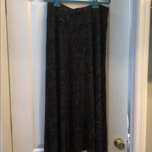 Long Multi color maxi skirt